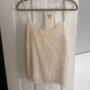 Textures sleeveless blouse